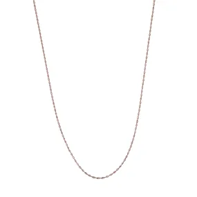 1.35mm Two-Tone Twisted Dorica Chain - 24"