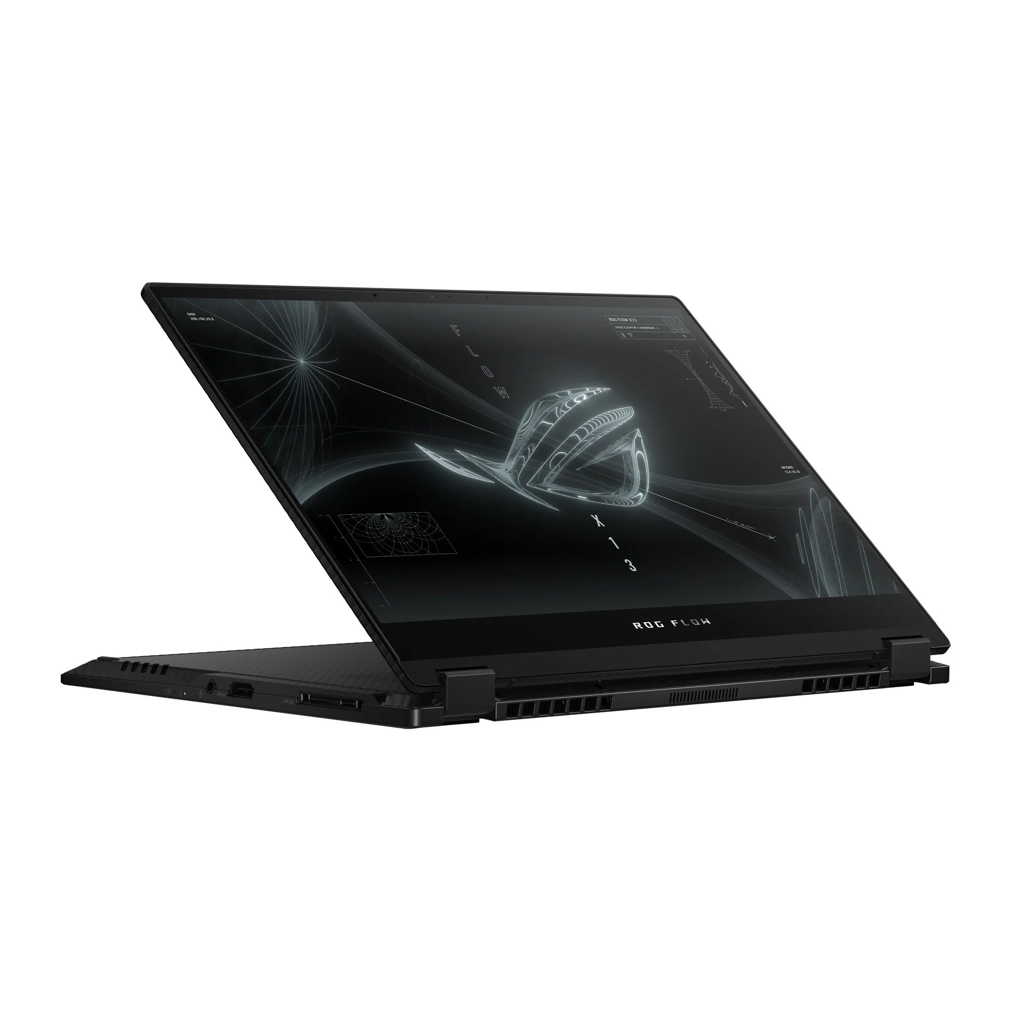 ASUS ROG Flow X13 GV301QE-K5121R Hybrid (2-in-1) 34 cm (13.4") Touchscreen WQUXGA AMD Ryzen™ 9 5980HS 16 GB LPDDR4x-SDRAM 1 TB SSD NVIDIA GeForce RTX 3050 Ti Wi-Fi 6 (802.11ax) Windows 10 Pro Black