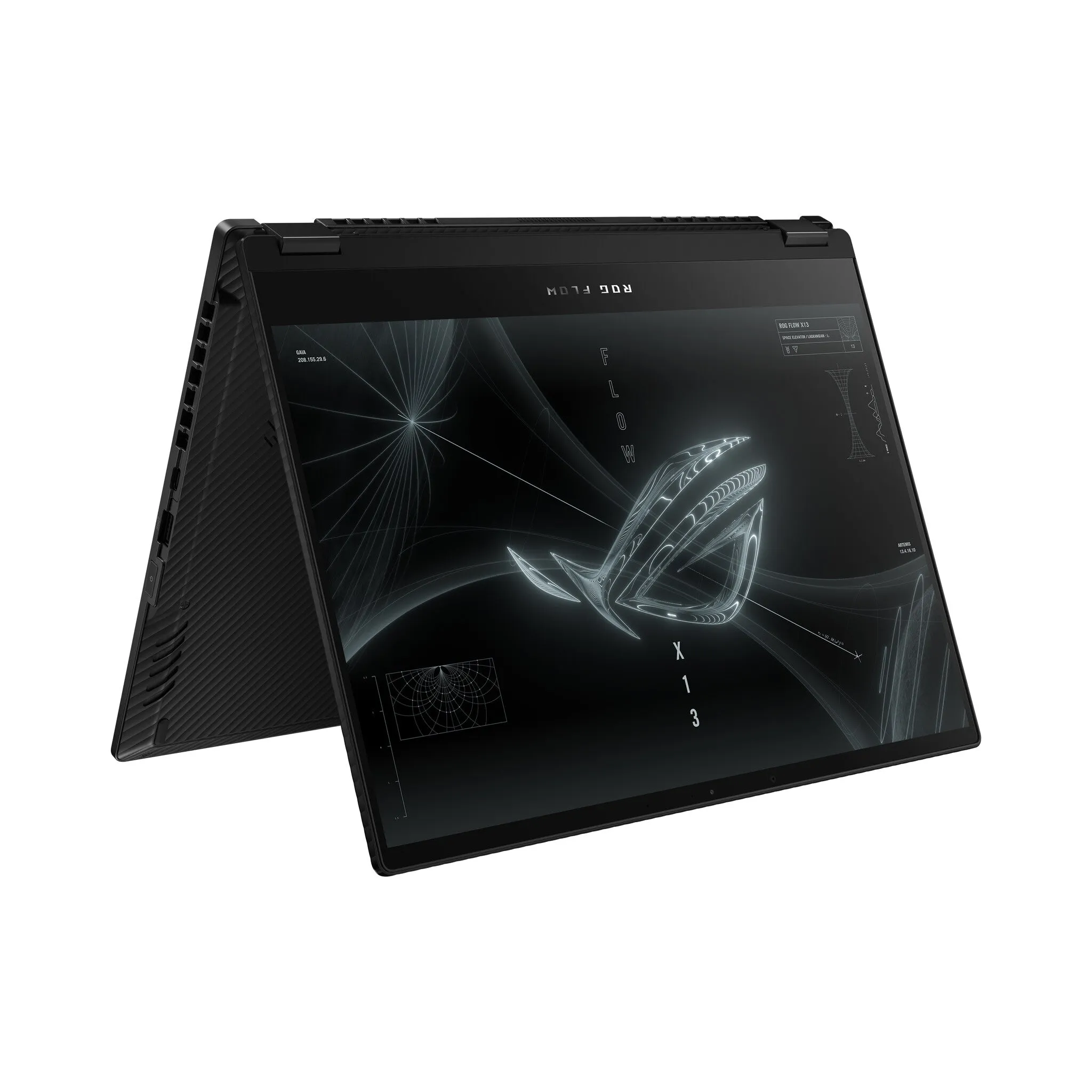 ASUS ROG Flow X13 GV301QE-K5121R Hybrid (2-in-1) 34 cm (13.4") Touchscreen WQUXGA AMD Ryzen™ 9 5980HS 16 GB LPDDR4x-SDRAM 1 TB SSD NVIDIA GeForce RTX 3050 Ti Wi-Fi 6 (802.11ax) Windows 10 Pro Black