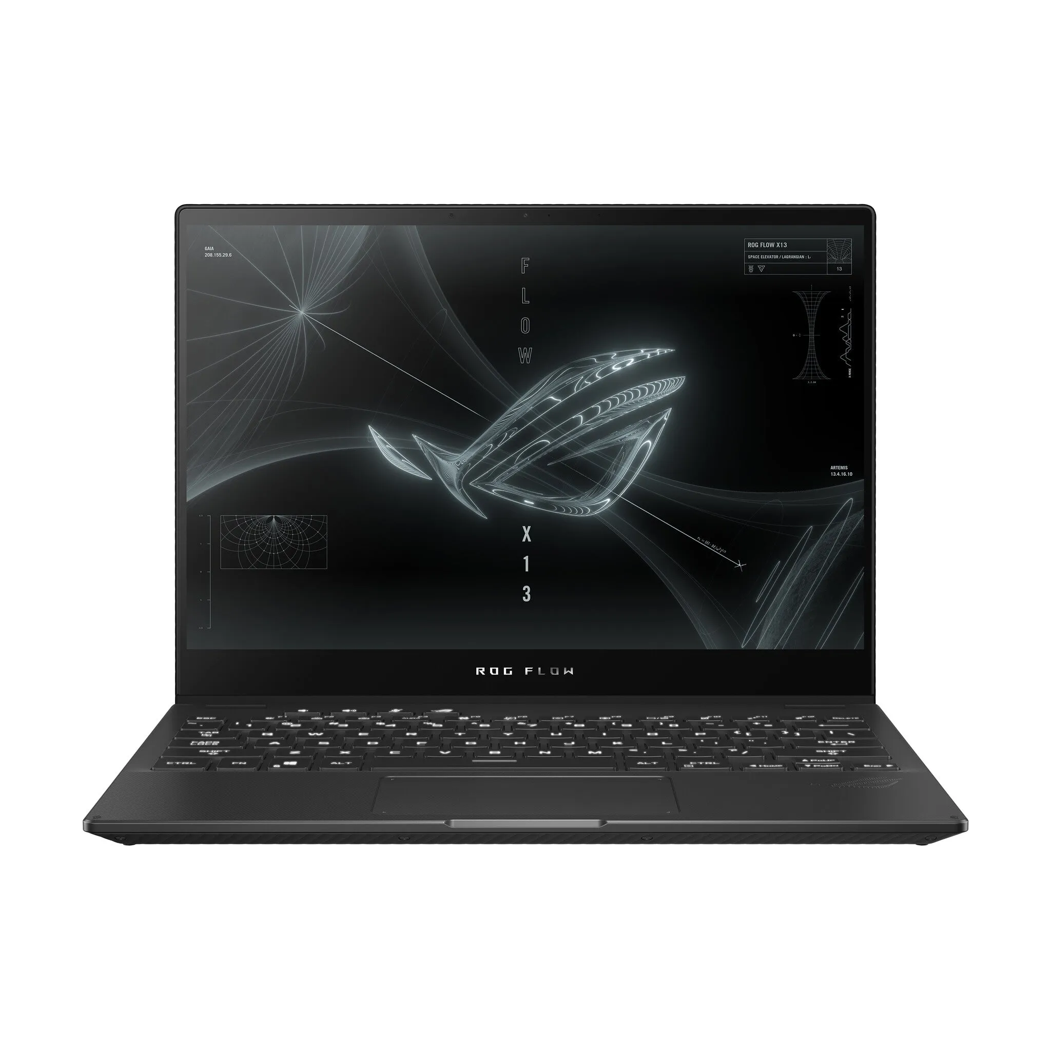 ASUS ROG Flow X13 GV301QE-K5121R Hybrid (2-in-1) 34 cm (13.4") Touchscreen WQUXGA AMD Ryzen™ 9 5980HS 16 GB LPDDR4x-SDRAM 1 TB SSD NVIDIA GeForce RTX 3050 Ti Wi-Fi 6 (802.11ax) Windows 10 Pro Black