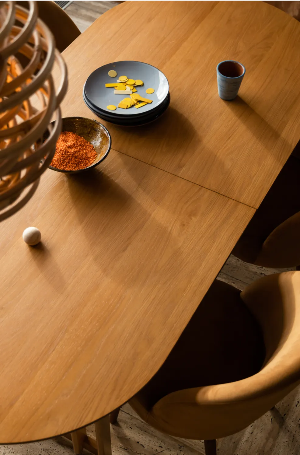 Barlet Oval Extendable Dining Table