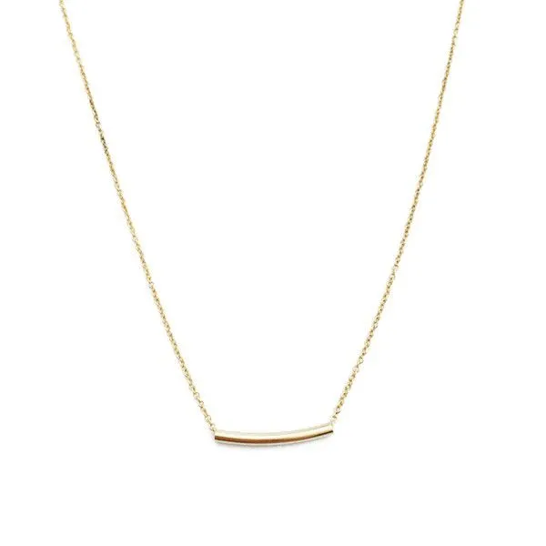 Bend Tube Necklace