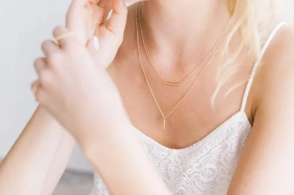 Bend Tube Necklace