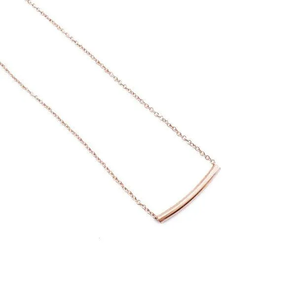 Bend Tube Necklace