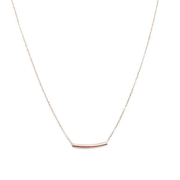 Bend Tube Necklace