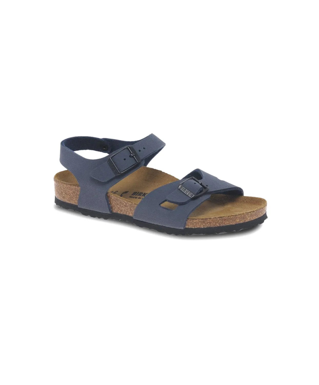 Birkenstock Kids Rio BirkiBuc Navy Sandals