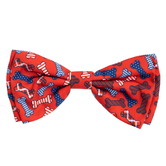 Bow Tie | Preppy Bones Red