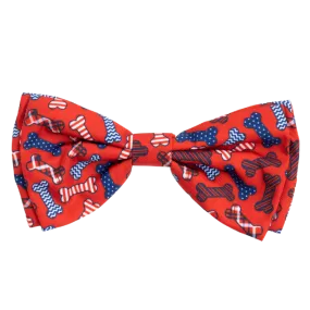 Bow Tie | Preppy Bones Red