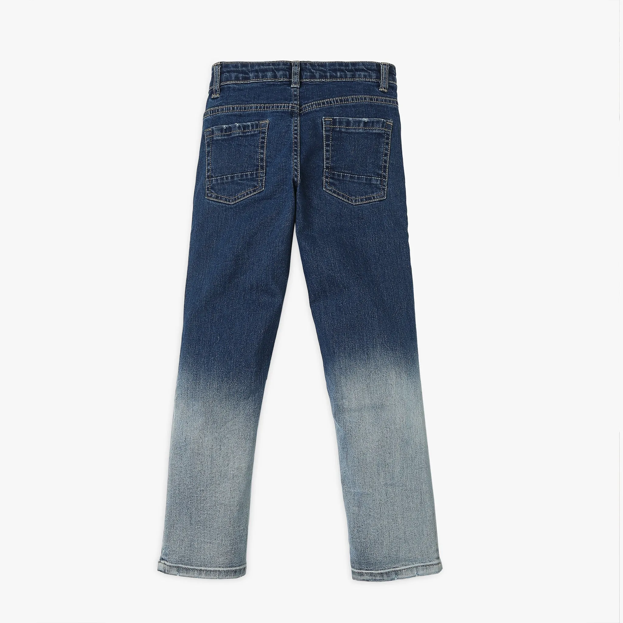 Boy's Regular Fit Ombre Jeans