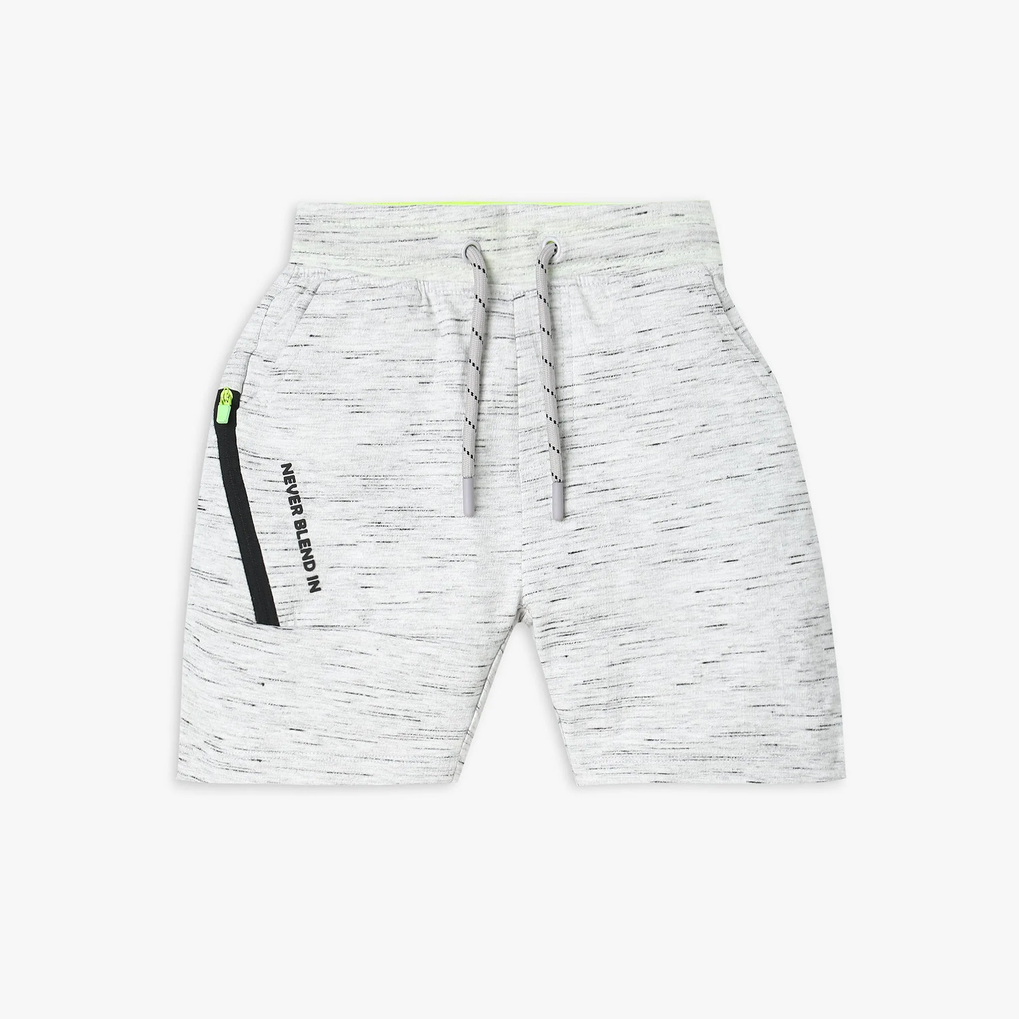 Boy's Regular Fit Solid Mid Rise Shorts