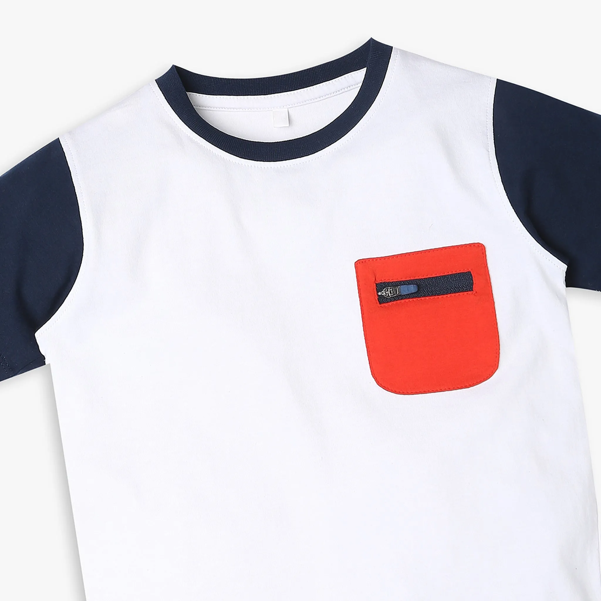 Boy's Regular Fit Solid T-Shirt