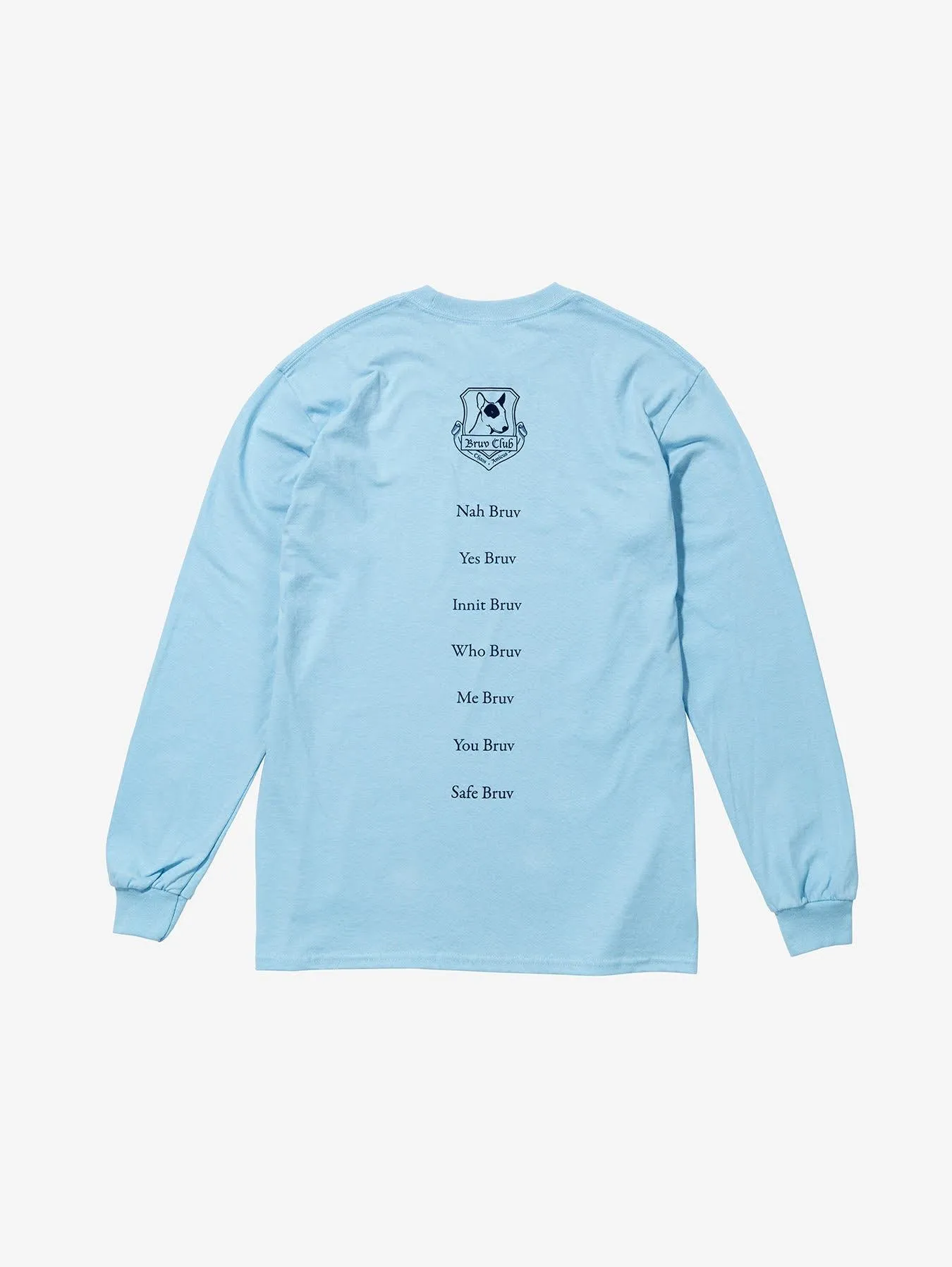 Bruv Club Long Sleeved Blue T-Shirt