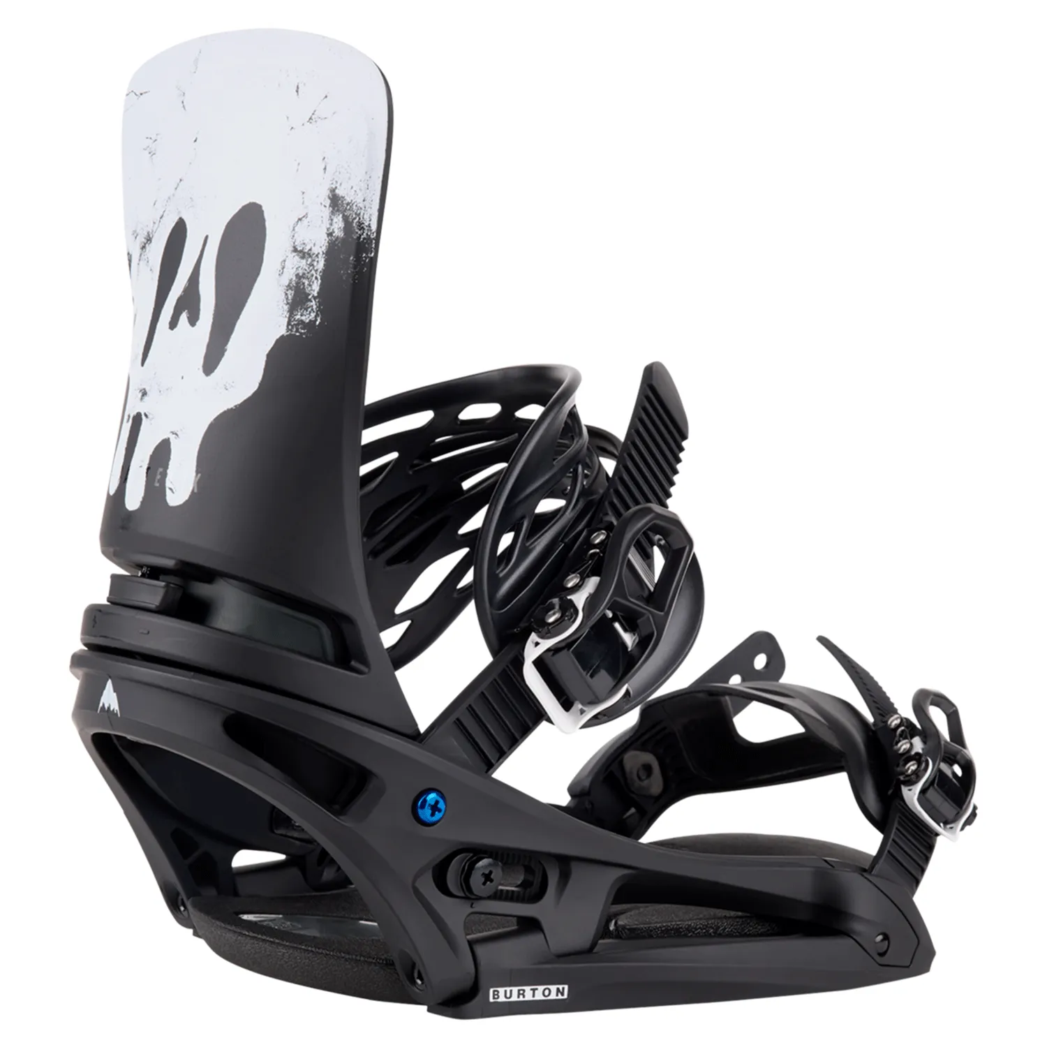 Burton Men's Cartel X EST Snowboard Bindings 2024 Black/White/Graphic