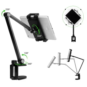 C Clamp Desk Stand for 4.5-13" Phone&Tablet(AP-7LC)