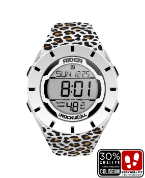 Coliseum Fit™ Forum - Cheetah Edition (White/Black) Watch