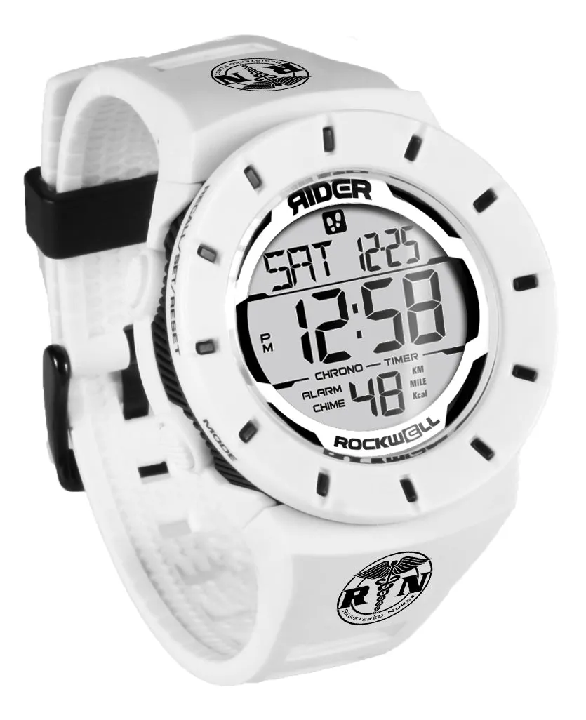 Coliseum Fit™ Forum - RN Edition (White/Black) Watch