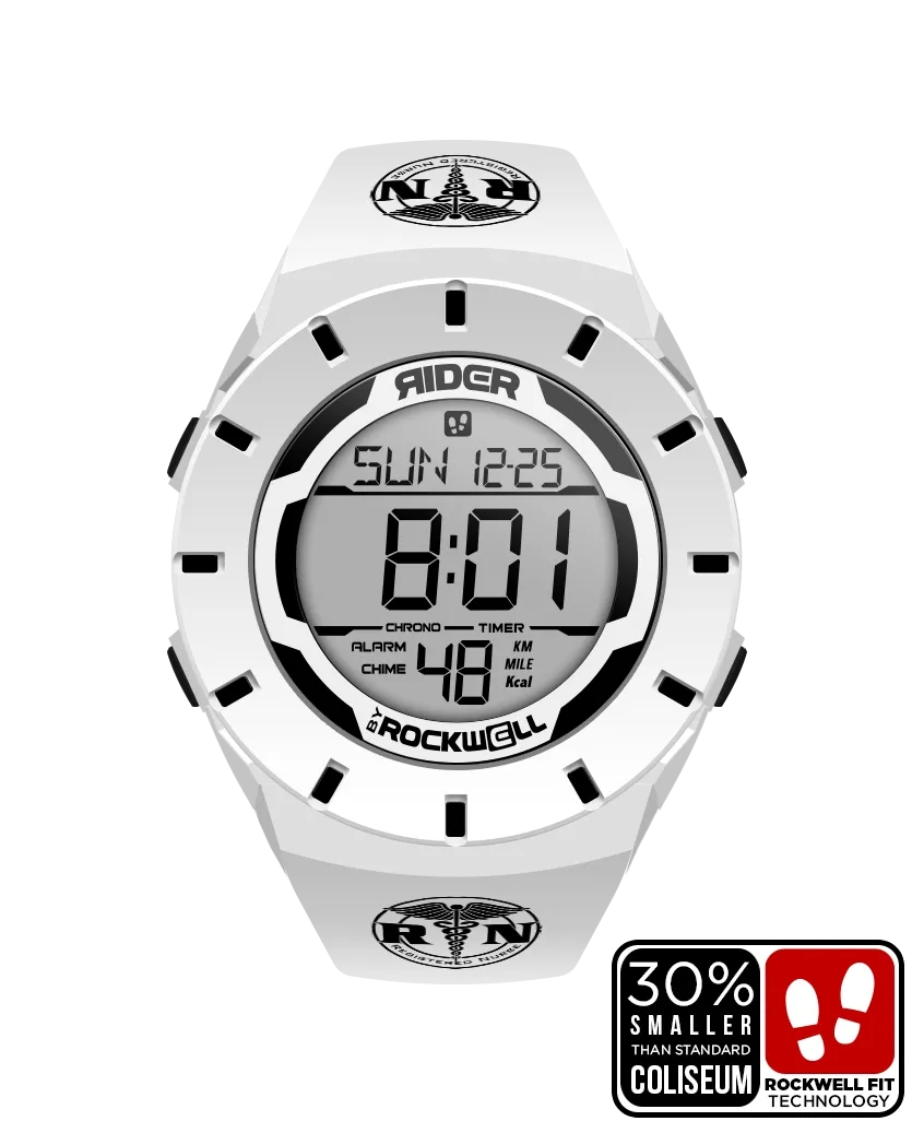 Coliseum Fit™ Forum - RN Edition (White/Black) Watch