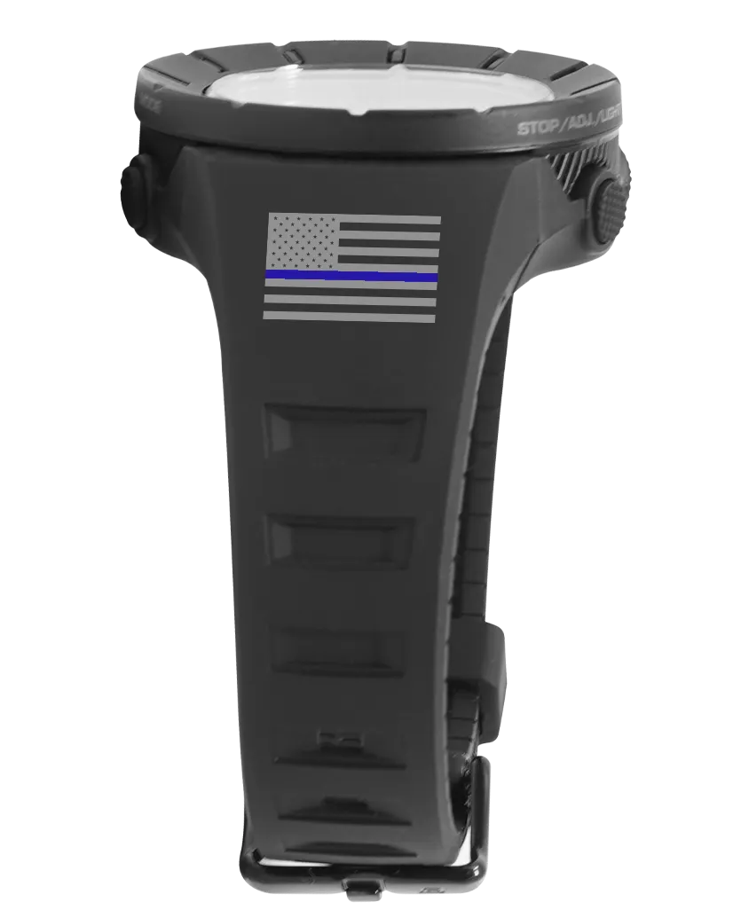 Coliseum Fit™ Forum - Thin Blue Line Freedom Edition (Phantom Black) Watch