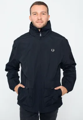 Fred Perry - Patch Pocket Zip Through Navy - Jacket