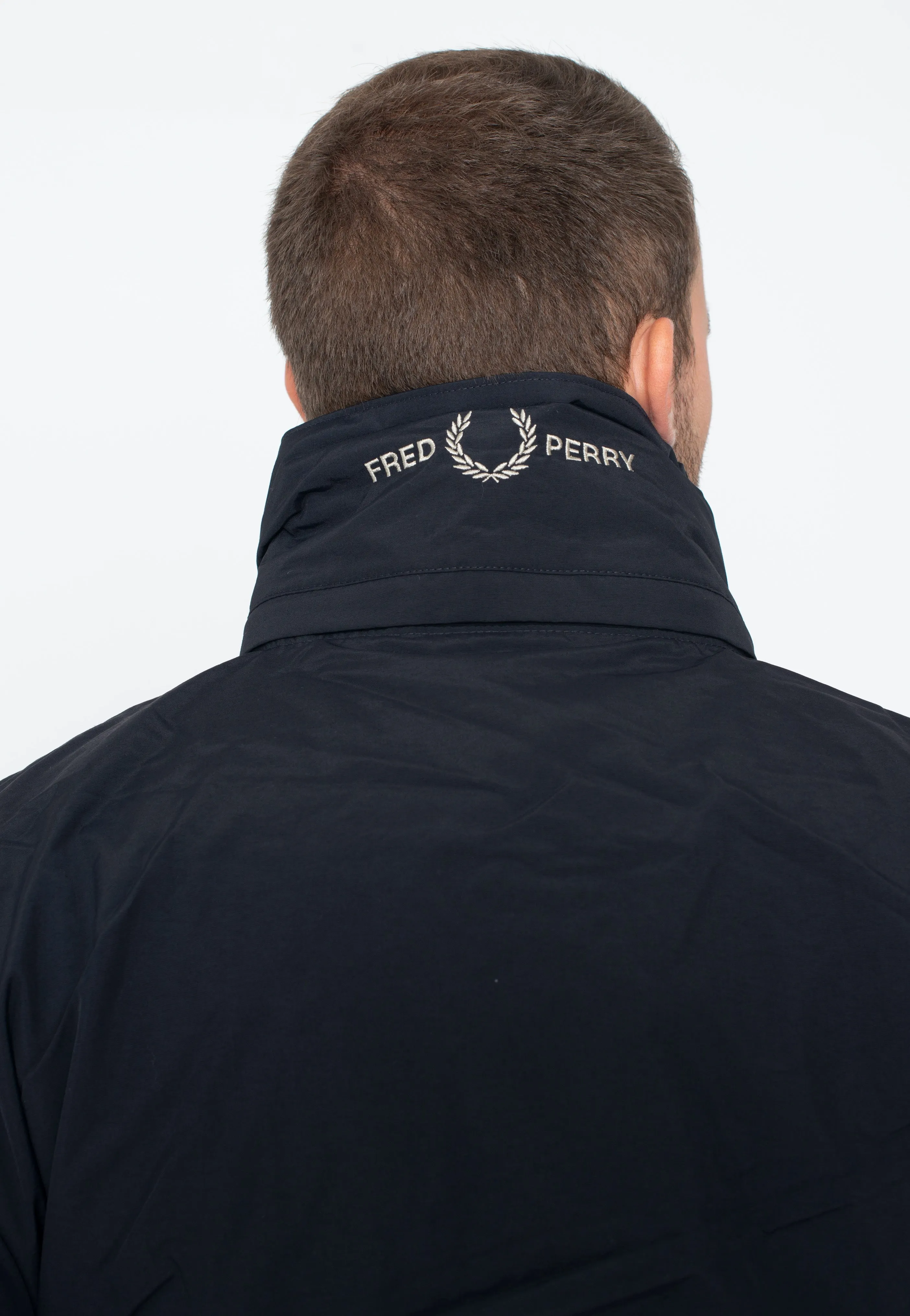 Fred Perry - Patch Pocket Zip Through Navy - Jacket