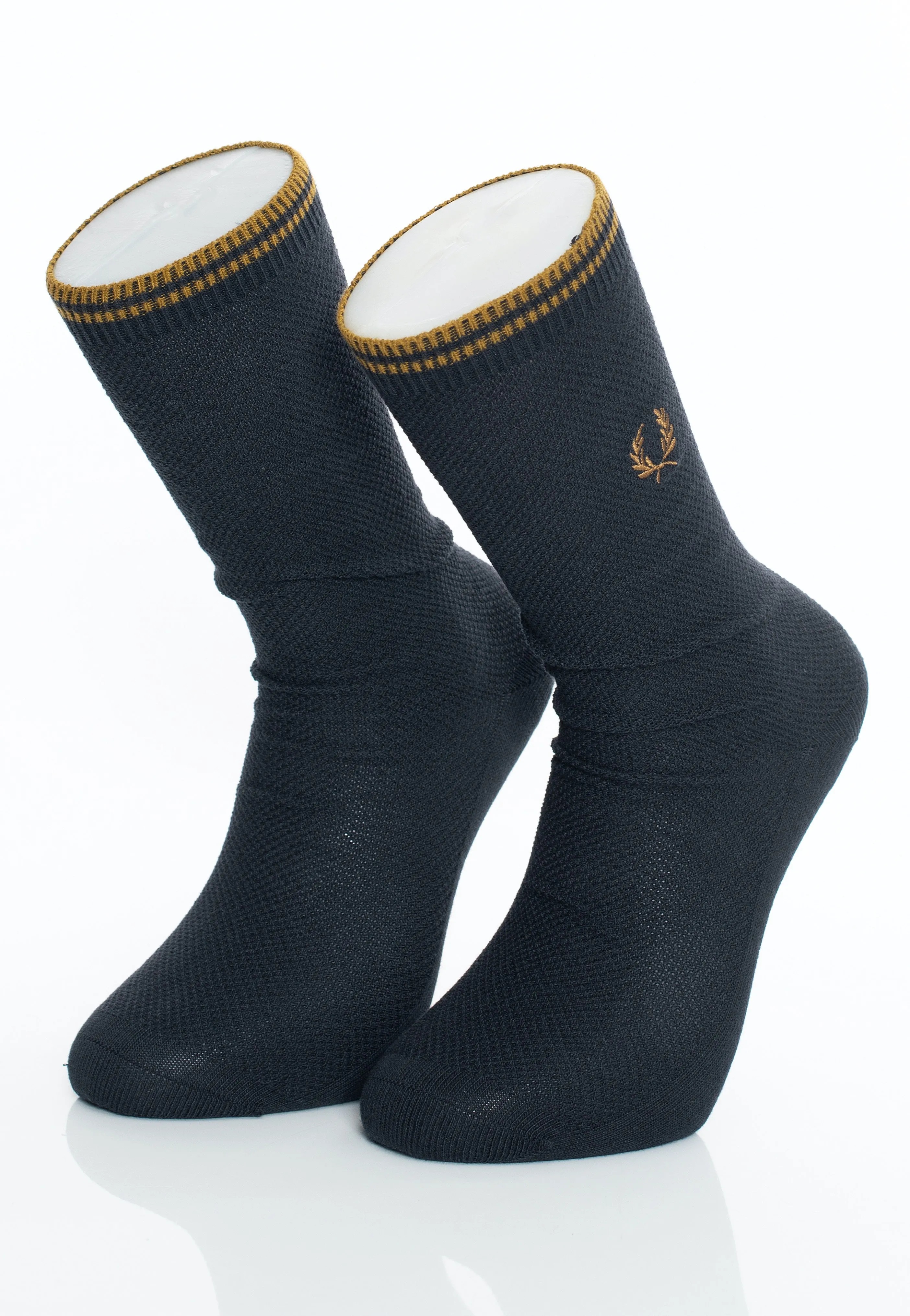 Fred Perry - Tipped Navy/Darkcaramel - Socks