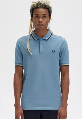 Fred Perry - Twin Tipped Ablue/Ghour/Navy - Polo