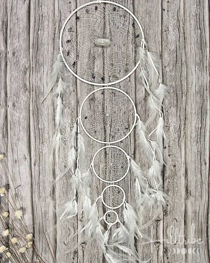 Gemstone Generation White Dreamcatcher 9"