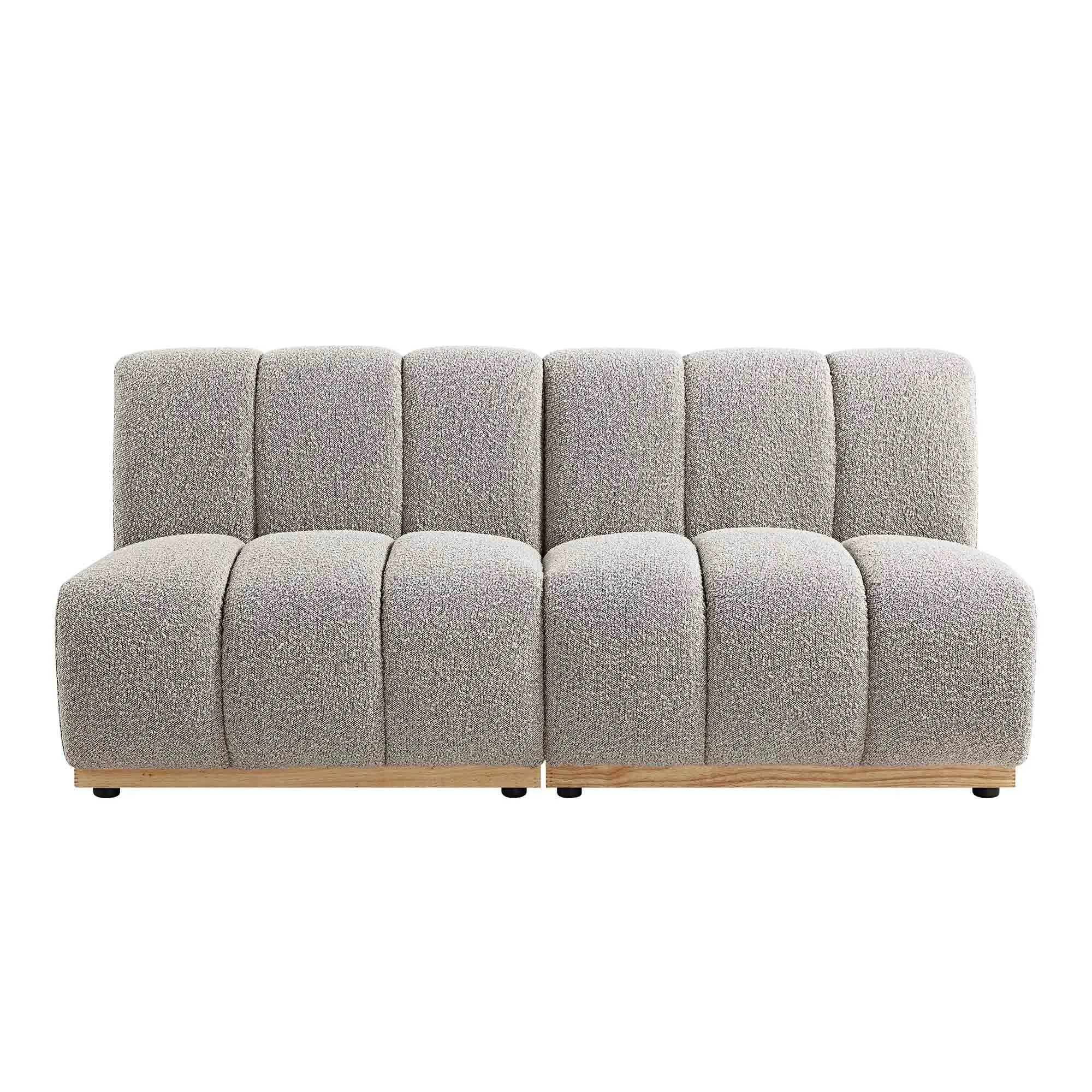 Granvia Taupe Boucle Modular Sofa, 2-Seater Sofa