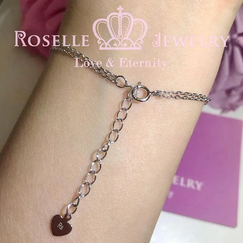 Heart Shape Halo Bracelet - BS11