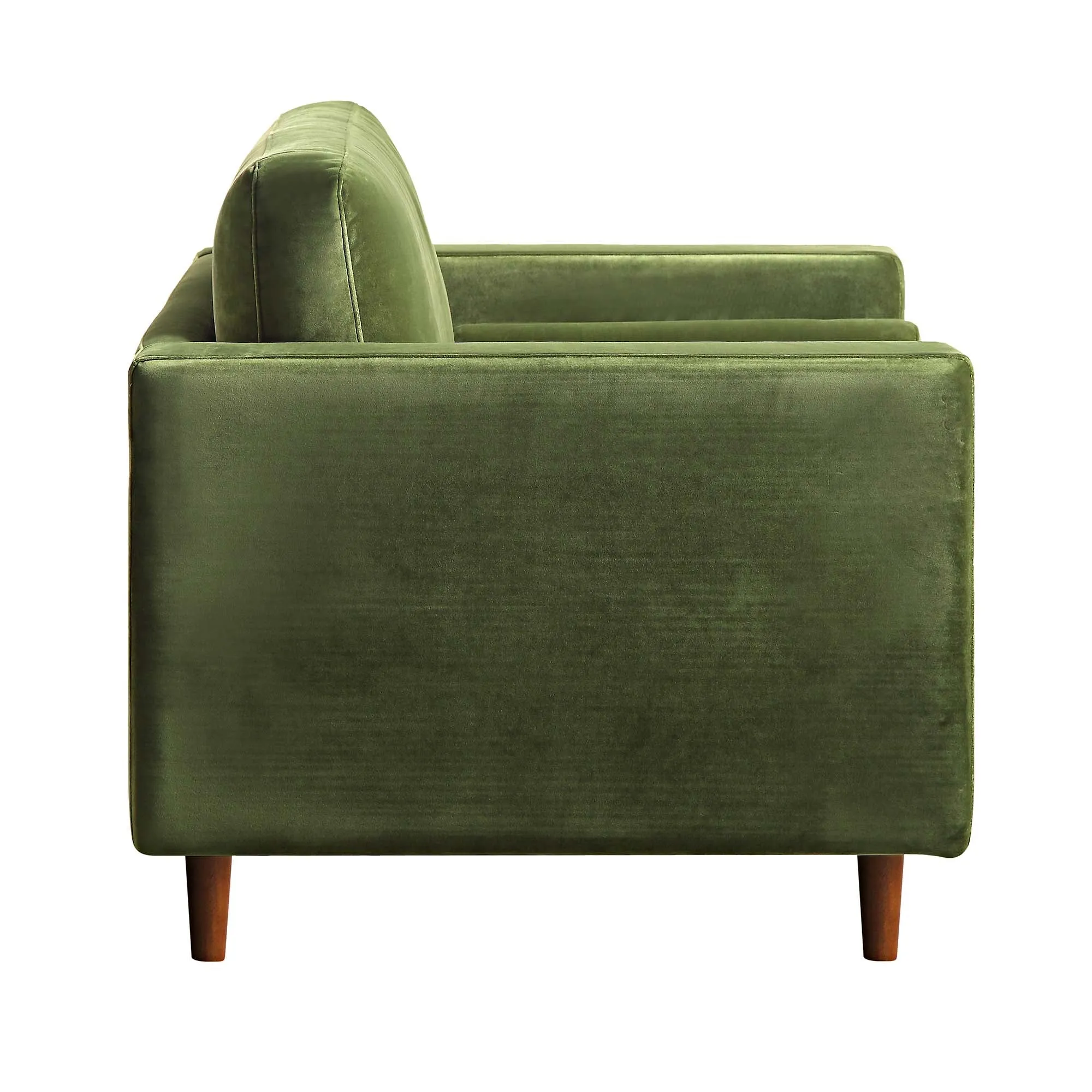 Henrietta Armchair, Moss Green Velvet