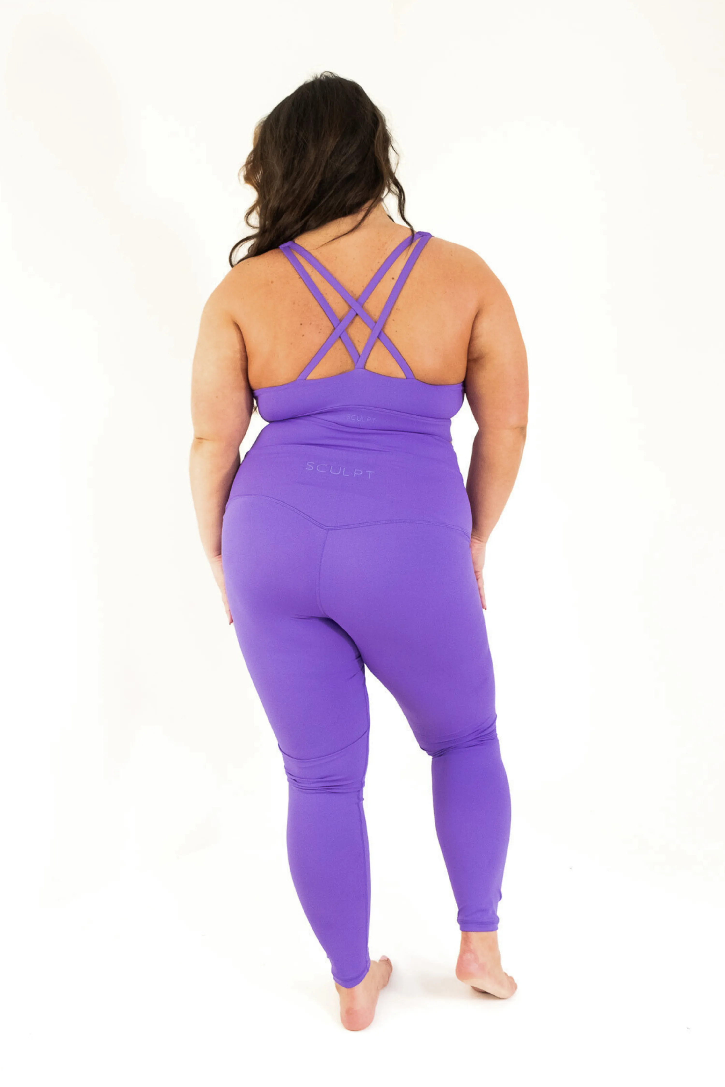 High Waisted Leggings Violet