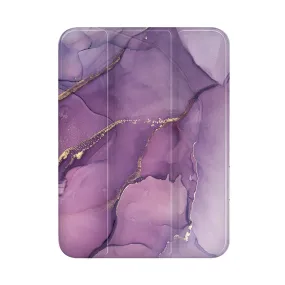 Inspire Series Purple Marble Folio Case - iPad Mini