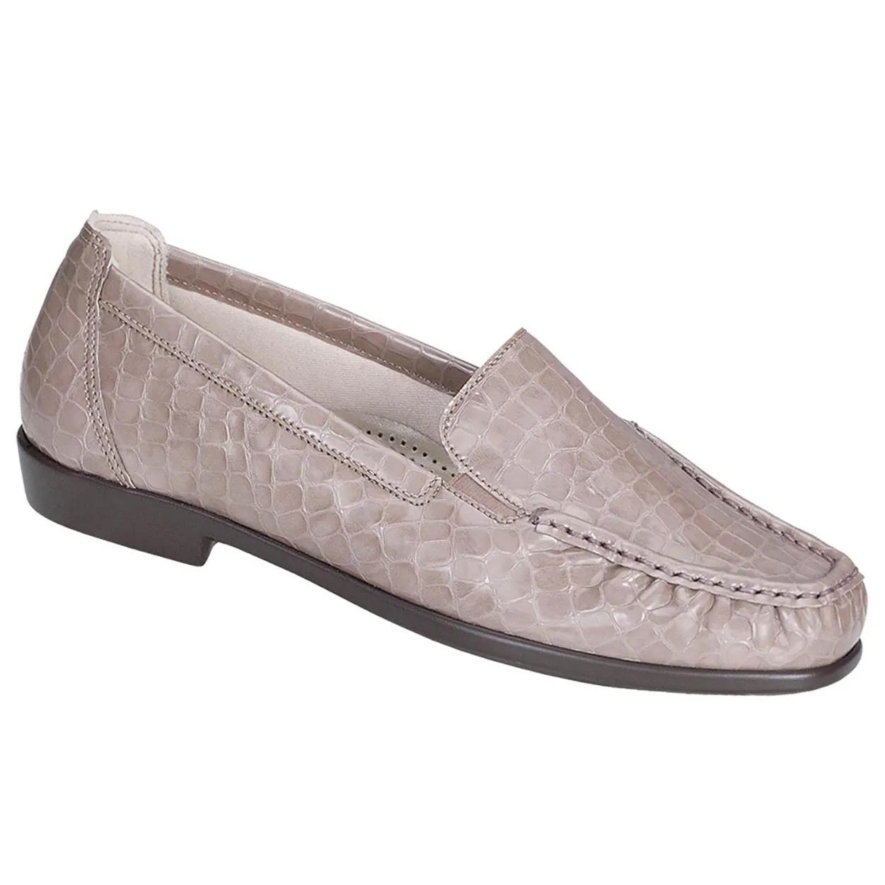 Joy - Taupe Croc