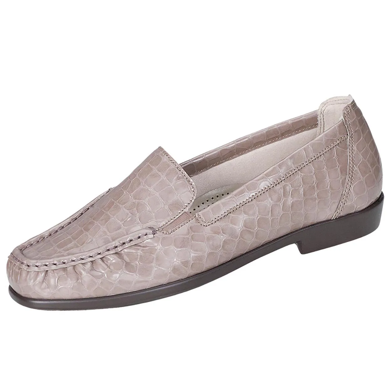 Joy - Taupe Croc