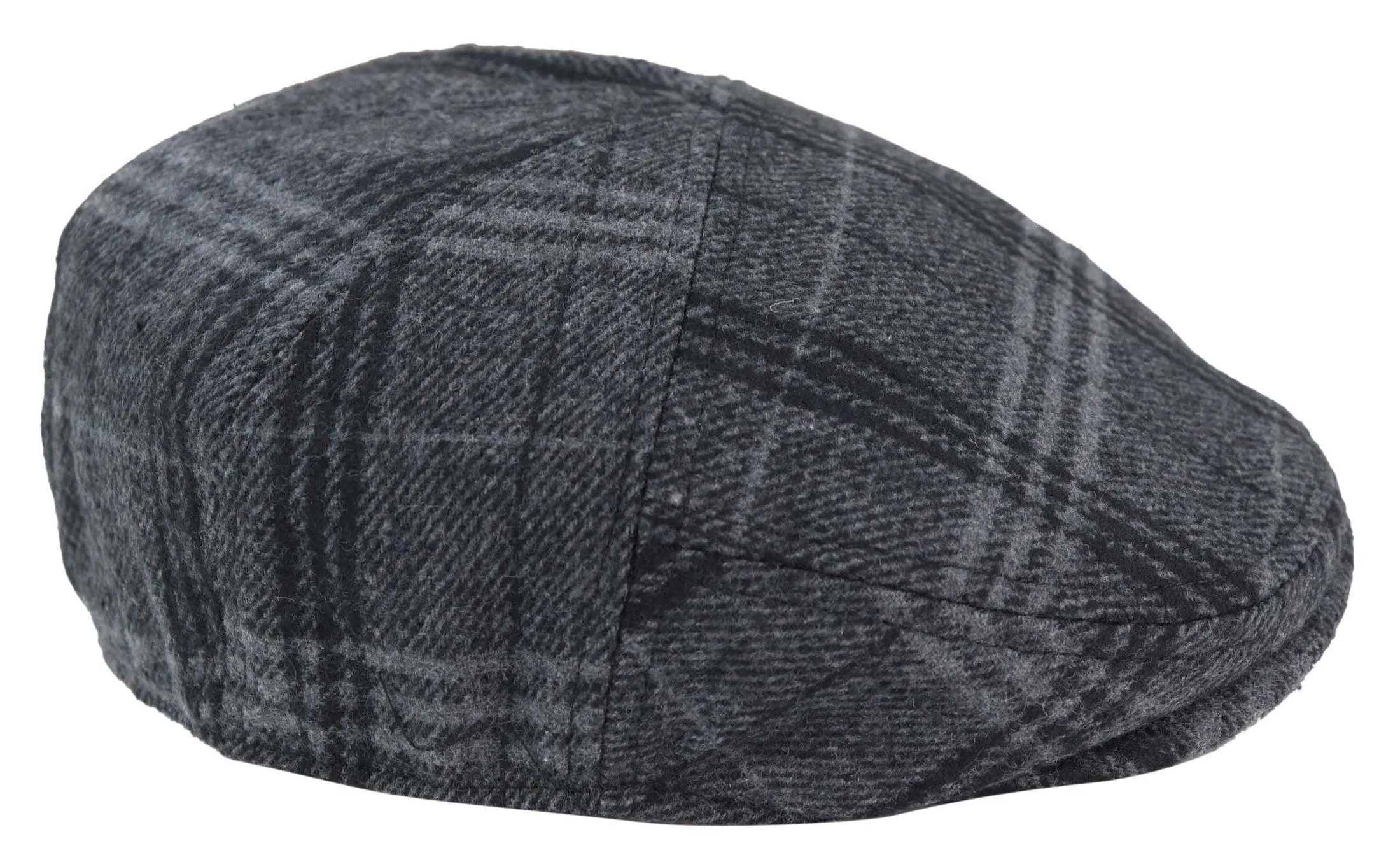 Kids Grandad Flat Cap Tweed Herringbone