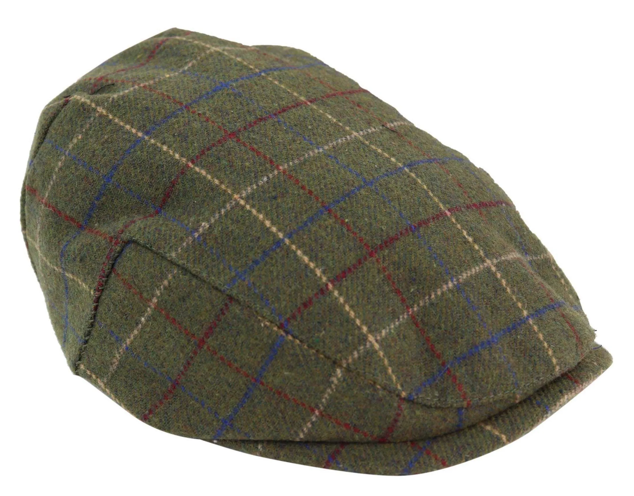 Kids Grandad Flat Cap Tweed Herringbone