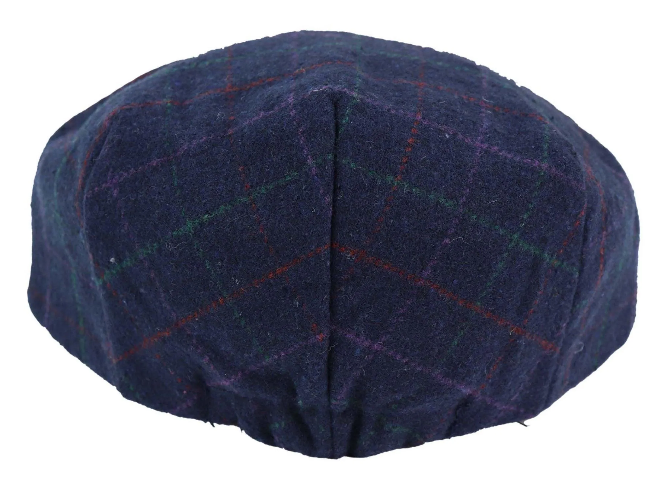 Kids Grandad Flat Cap Tweed Herringbone