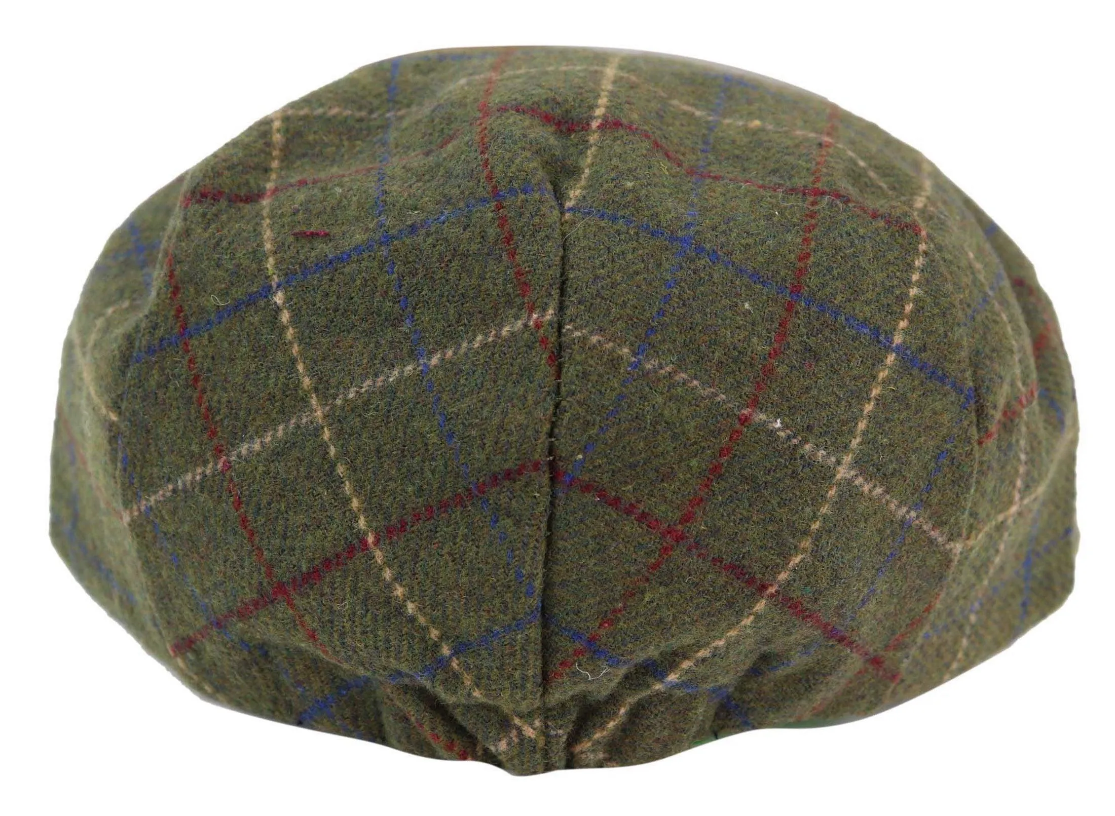 Kids Grandad Flat Cap Tweed Herringbone