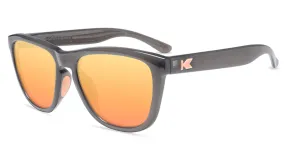 Knockaround Sunglasses | Premiums Sport | Jelly Grey / Peach