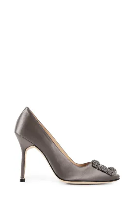 MANOLO BLAHNIK WOMAN GREY PUMPS