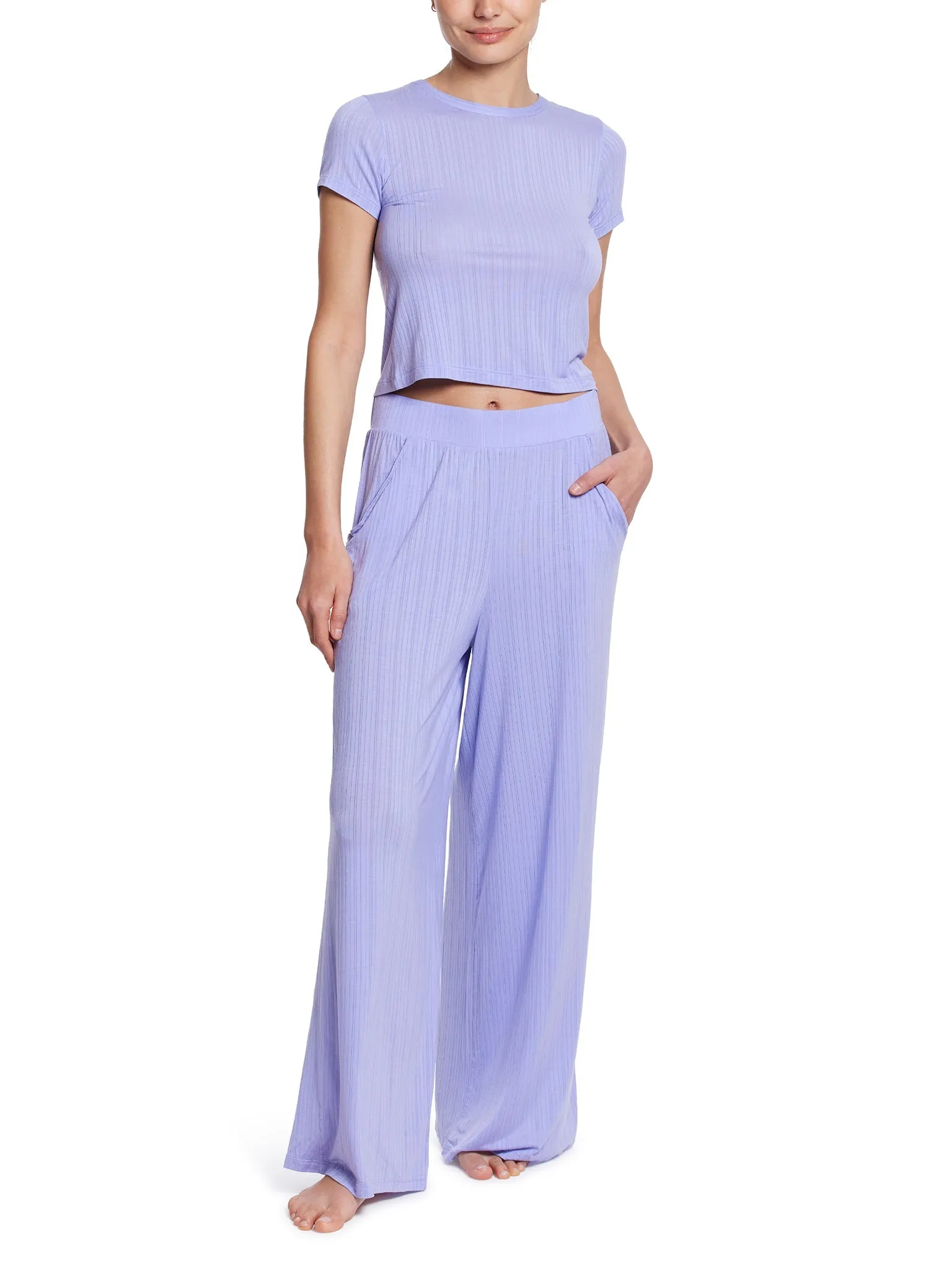 MellowLuxe™ Wide Leg Pant Lavender Mist Purple