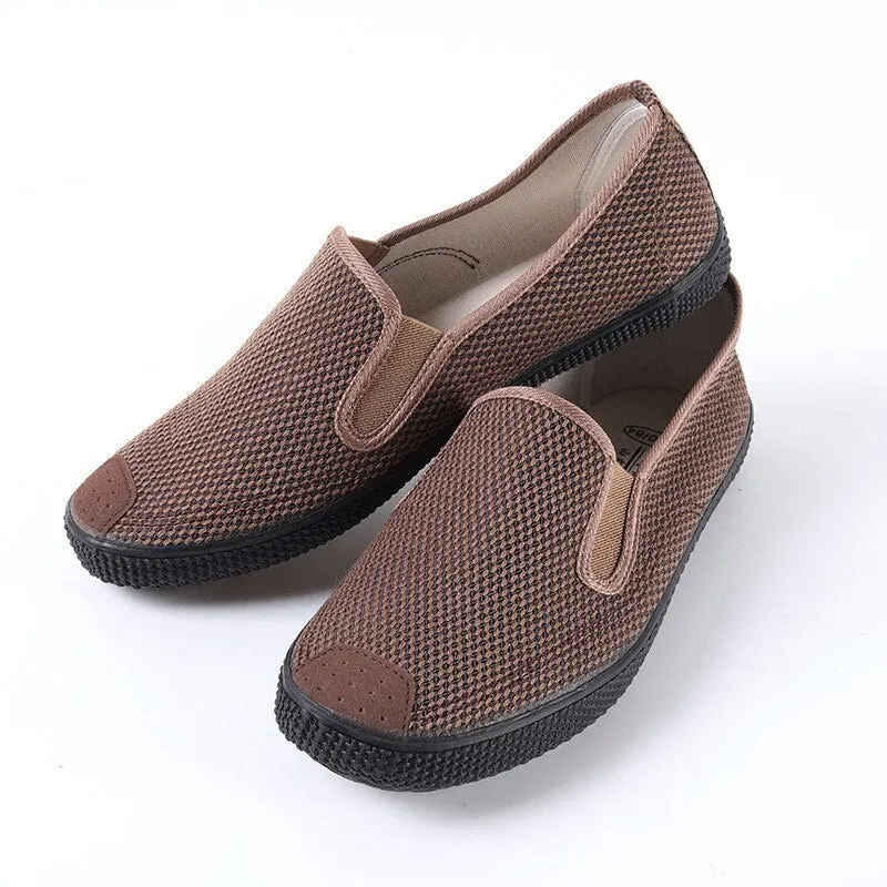 Men's Synthetic Round Toe Slip-On Closure Breathable Casual Shoes