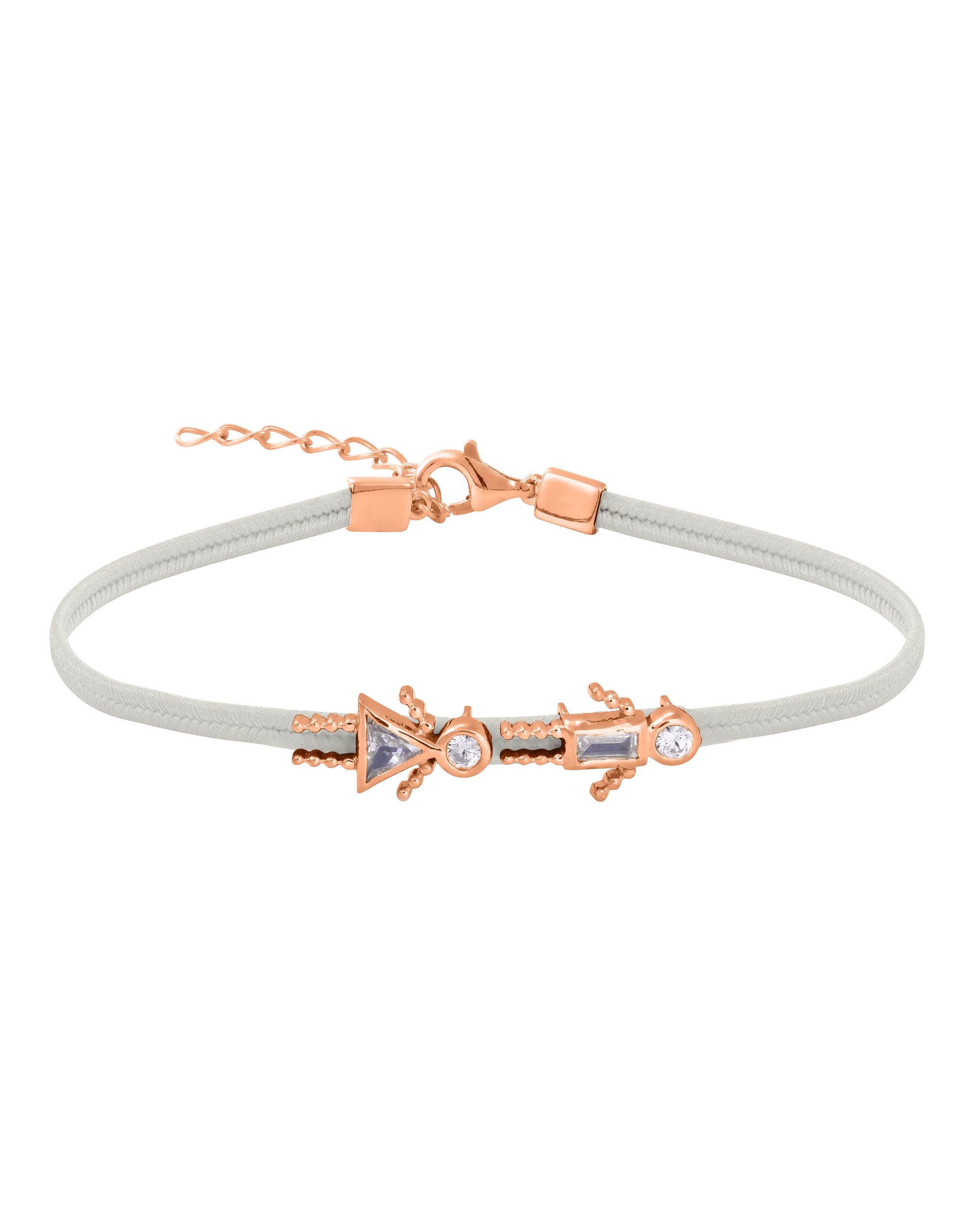 Mini Me Cord Bracelet - 18K Rose Vermeil