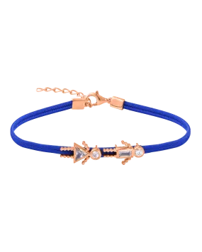 Mini Me Cord Bracelet - 18K Rose Vermeil