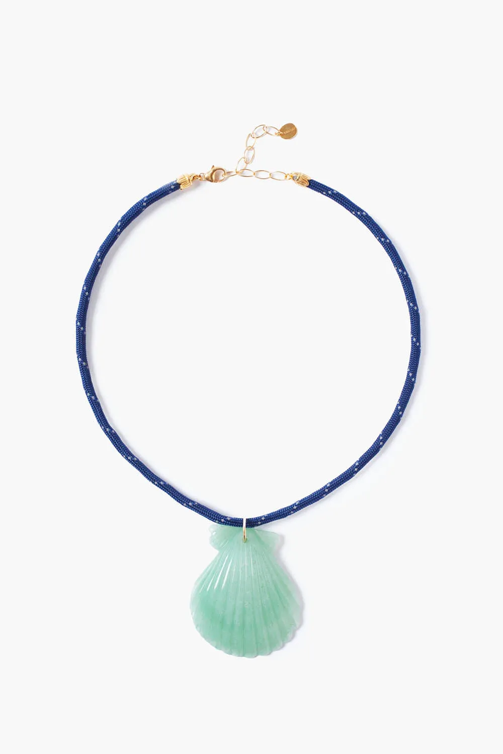 Na Pali Shell Necklace Green Aventurine