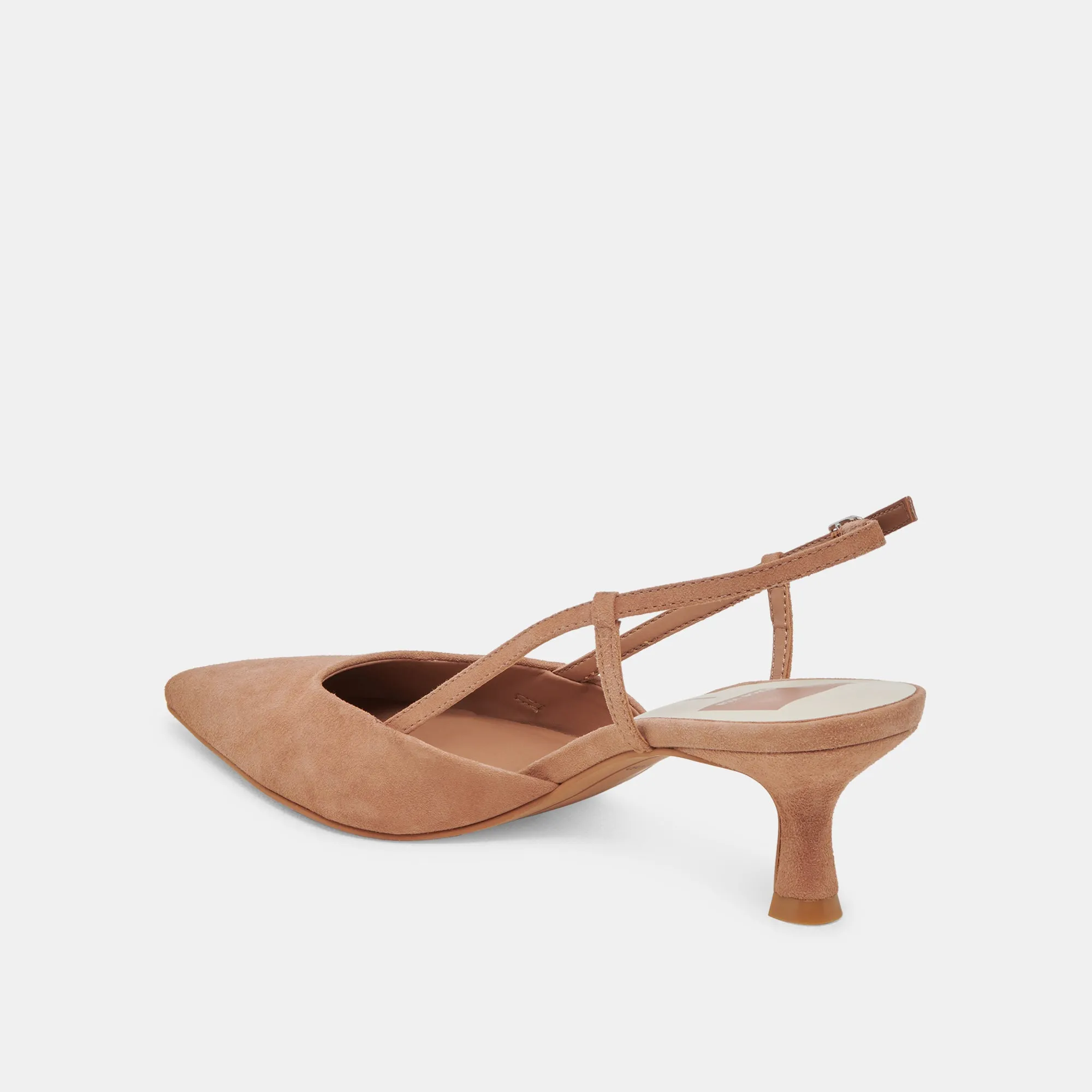 ODELA HEELS TOFFEE SUEDE