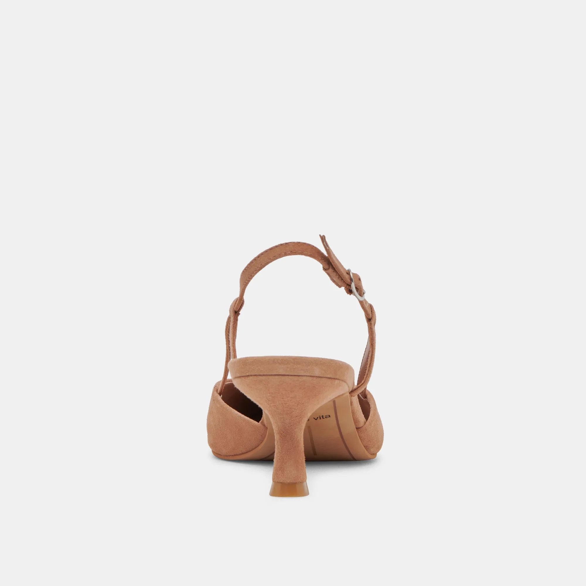 ODELA HEELS TOFFEE SUEDE