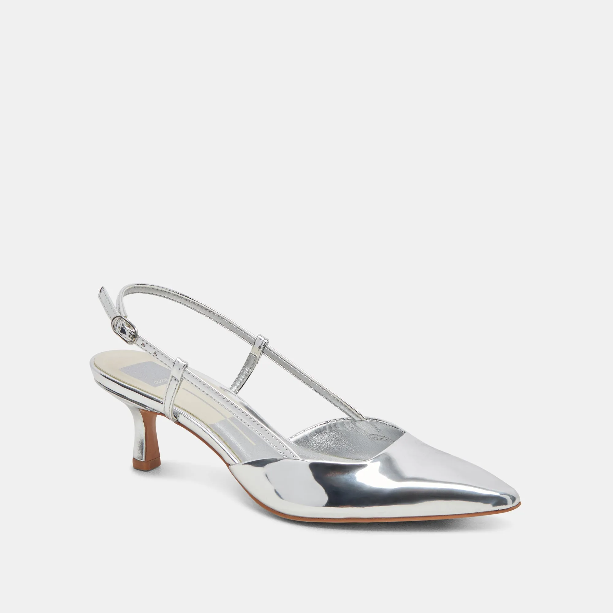 ODELA WIDE HEELS SILVER STELLA