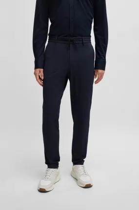 P-GeniusJ Slim-Fit Trousers in Performance-Stretch Seersucker 50514608