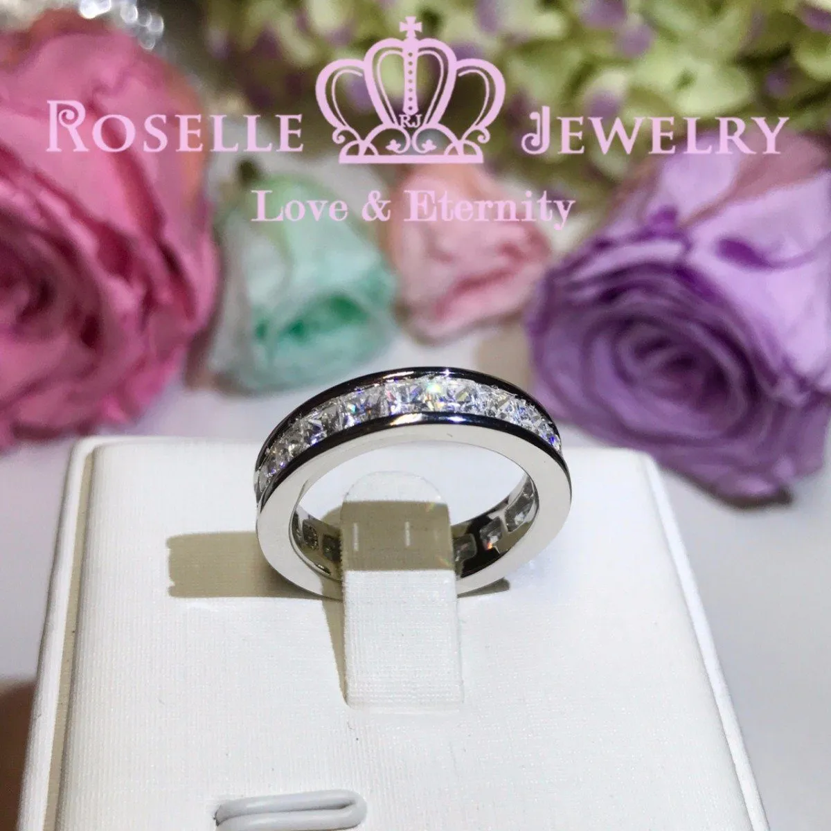 Princess Cut Eternity Fashion Ring - BA23